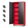 Mlezan Storage Cabinet with Locking Doors, 71" Tall 18" Deep Metal Cabinet with 5 Adjustable Shelves for Pantry, Office,  Home Kitchen Pantry Cabinets - 2 of 4