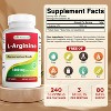 Best Naturals L-Arginine 3000mg Per Serving - 240 Tablets - Pharmaceutical Grade - Non-GMO & Gluten Free - Made in The USA - 2 of 4