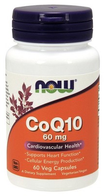 CoQ10 60 mg by Now Foods  -  60 VegCap