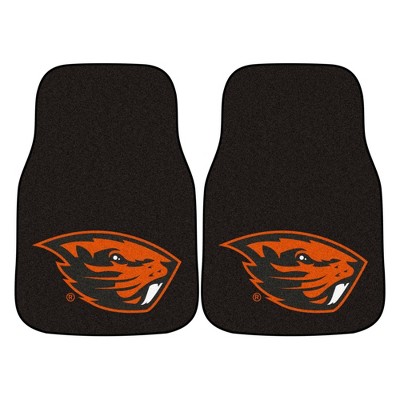 NCAA Oregon State Beavers Carpet Car Mat Set - 2pc