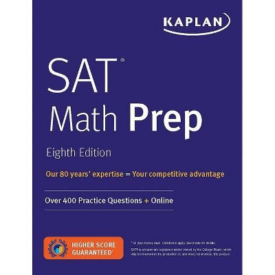 SAT Math Prep - (Kaplan Test Prep) 8th Edition by  Kaplan Test Prep (Paperback)