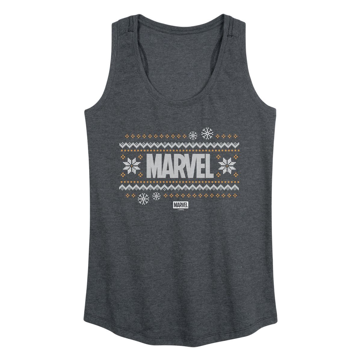Women's - Marvel - Fairisle Sweater Graphic Racerback Tank