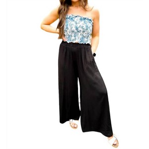 Women's Zara Wide Leg Cotton Pants - with love, Molly - 1 of 3