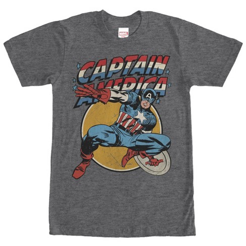 Men's Marvel Captain America Shield T-shirt : Target