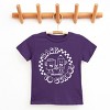 The Juniper Shop SmileyWorld Back To School Checkered Circle  Youth Short Sleeve Tee - 3 of 4