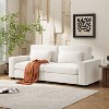 GDFStudio Hazel Modern Cozy Upholstered Loveseat with Toss Pillows - 2 of 4