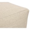 Moti Remi Pouf in Handwoven Contemporary Ivory Wool - 3 of 3