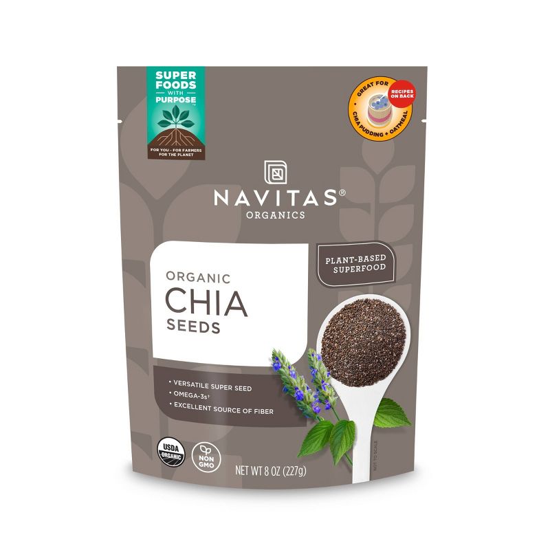 Navitas Organics Vegan Chia Seeds - 8oz, 1 of 8