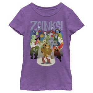 Girl's Scooby Doo Zoinks Monster Audience T-Shirt - 1 of 3