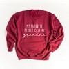 Simply Sage Market Women's Graphic Sweatshirt My Favorite People Call Me Grandma - 3 of 4