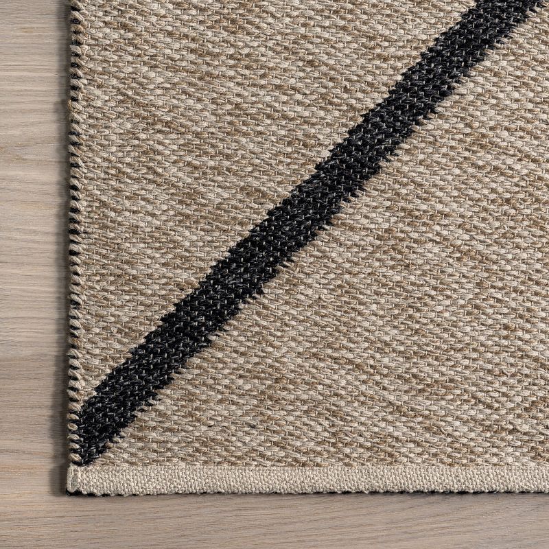 nuLOOM Bronte Geometric Reversible Wool Blend Area Rug, 5 of 10