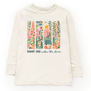 The Juniper Shop Meet Me Under The Stars Youth Long Sleeve Tee - L - Natural - 1 of 4