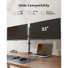 ErGear Dual Monitor Stand, Heavy Duty Adjustable Desk Mount for 2 Screens up to 32 Inches, Tilt, Swivel, Rotate, Supports 17.6 lbs/Arm - 2 of 4