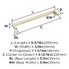 Amerock Monument Cabinet or Drawer Pull - 4 of 4