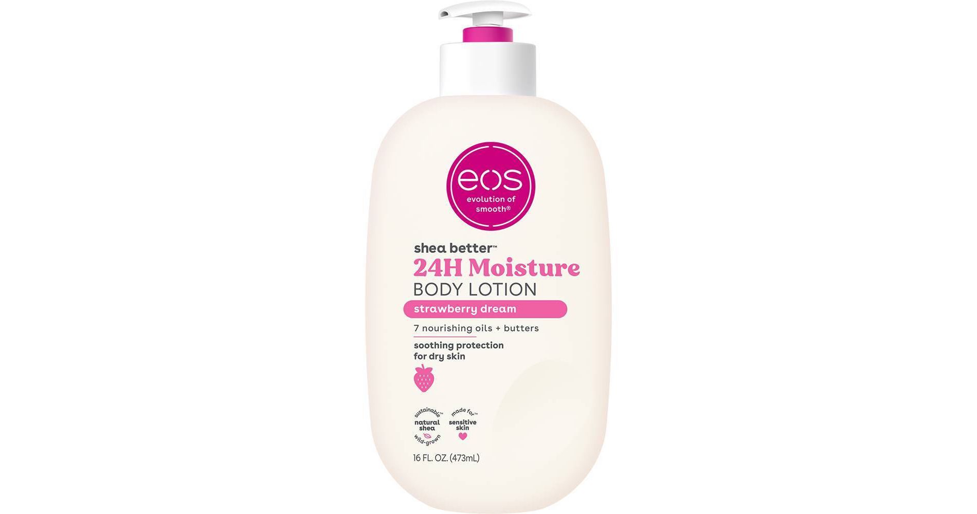 eos Shea Better 24H Moisture Body Lotion - Strawberry Dream - 16oz