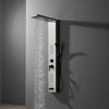 BWE 2-jet rain shower panel system with waterfall shower head and shower wand with LED light - 3 of 4