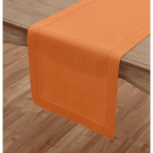 Solino Home Linen Classic Hemstitch Table Runner - 1 of 4