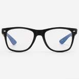 VITENZI Progressive Trifocal Reading Glasses Blue Light Blocking with Clear Lens Classic Readers Anti Fog Scratch Rimini
