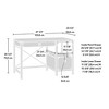 Industrial Home Office Computer Desk with Drawers & Open Shelf - 4 of 4