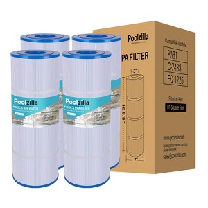 Poolzilla Replacement Pool Filter for CX580XRE, Hayward C580E, PA81-PAK4, Unicel C-7483, Hayward SwimClear C3020, C3025, C3030, Filbur FC-1225 - 1 of 4