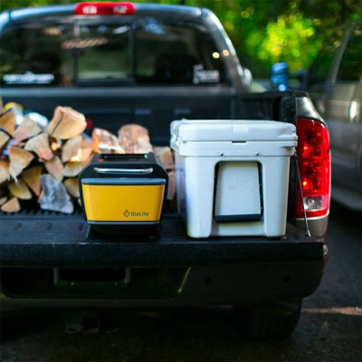 Portable Smokeless Wood and Charcoal Fire Pit with Grill