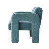 NicBex 17.7"Fully Upholstered Accent Chair for Living Room,Wide Boucle Armchair Comfy Lounge Chair with Polyester Fiber Pad,250lbs Max - 4 of 4