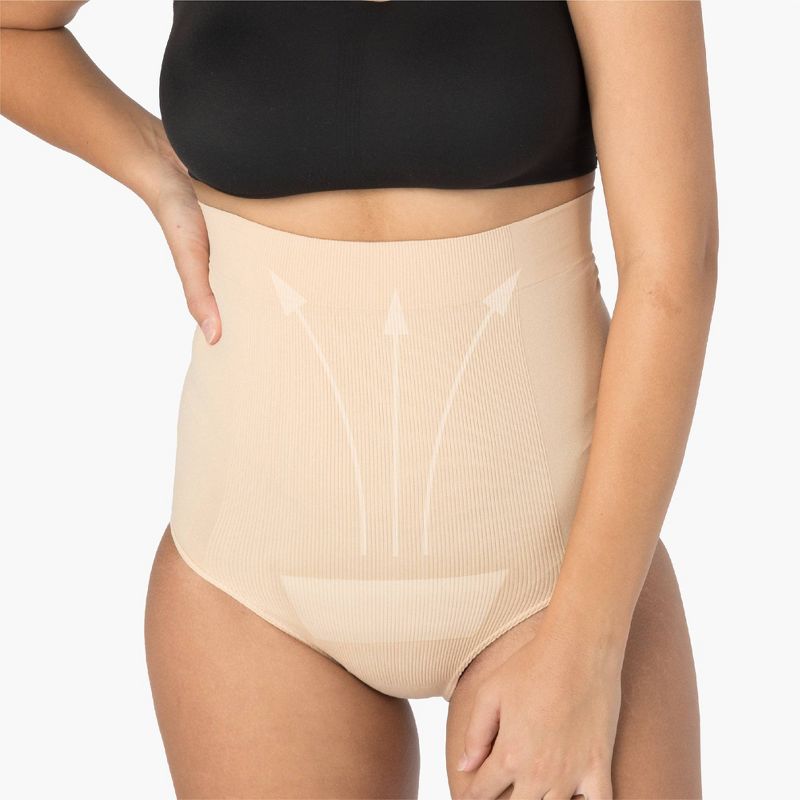 UpSpring C-Panty C-Section Recovery High Waist Underwear - Nude - S/M, 3 of 8