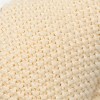 INFURNIC Baby and Toddler Learning Toys Ultra Soft Handmade Organic Cotton Knitted Seahorse Plush for Cozy Decor, Off White, 16"*10"*1" - 4 of 4