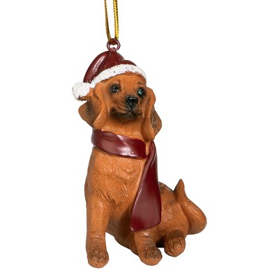 Design Toscano Dachshund Holiday Dog Ornament Sculpture