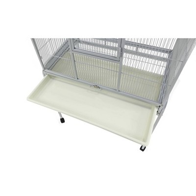Platinum Large Flight Bird Cage with Stand and Storage Shelf