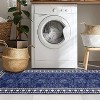 Runner for Hallway Washable Kitchen Rug Non Slip Vintage Farmhouse Soft Grey Low Pile for Living Room Bedroom Decor Nursery - 2 of 4