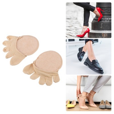 Unique Bargains Women's Cotton Breathable Split Toe Compression Socks Non-Slip 6 Pairs - image 2