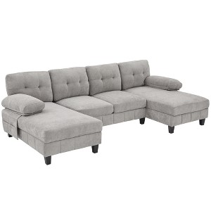 Dexmalle U-shaped Sectional Sofa with Dual Chaise Lounges - 1 of 4