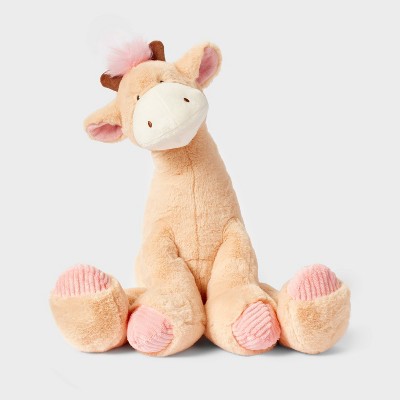 14'' Giraffe Stuffed Animal with Hearth Accent - Gigglescape™