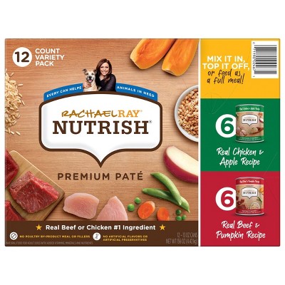Rachael Ray Nutrish Chicken and Beef Wet Dog Food - 13oz/12ct
