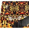 Women's Wo's Animal Print A Line With Faux Leather Trim Zippers Mini Skirt - Pure Hype - 3 of 3