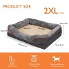 Artlogo Extra Large Memory Premium Foam Dog Bed Orthopedic Waterproof Pet Sofa Beds with Pillow & Washable Cushion & Removable Cover - 2 of 4