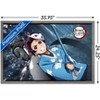 Trends International Demon Slayer - Tanjiro & Urokodaki Forest Framed Wall Poster Prints - 3 of 4
