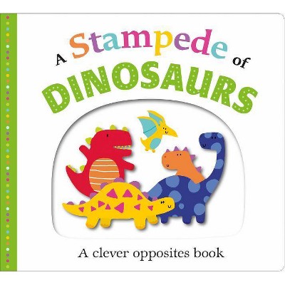 Picture Fit Board Books: A Stampede of Dinosaurs - by  Roger Priddy