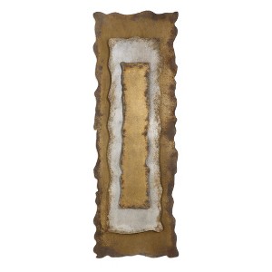 Uttermost Jaymes Oxidized Metal Wall Panel – 60.25" Vertical Art, Industrial Texture with Aged Patina Finish - 1 of 4