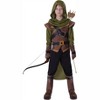Joyfy Boys Girls Robin Hood Halloween Costume, Green Renaissance Robin Outfit Set for Kids Halloween Role Play Dress Up Parties - 2 of 4