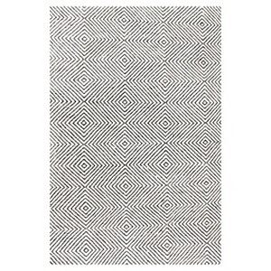 Off White Solid Tufted Area Rug - (5