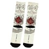 Harry Potter Marauders Map Sublimated Adult Crew Socks Off-White - 2 of 3