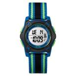 Kid's Timex Digital Watch With Striped Strap - Black TW7C26000XY