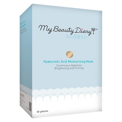 My Beauty Diary Hyaluronic Acid Hydrating Face Mask - 10ct
