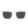 Prada PR A06S 17K08Z Mens Pillow Sunglasses White 50mm - 2 of 2