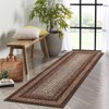 Braided Area Rug with Non-Slip Backing, Modern Accent Carpet for Bedroom, Living Room, Dining Room & Hallway, Foldable Low Pile Throw Rug - 2 of 4