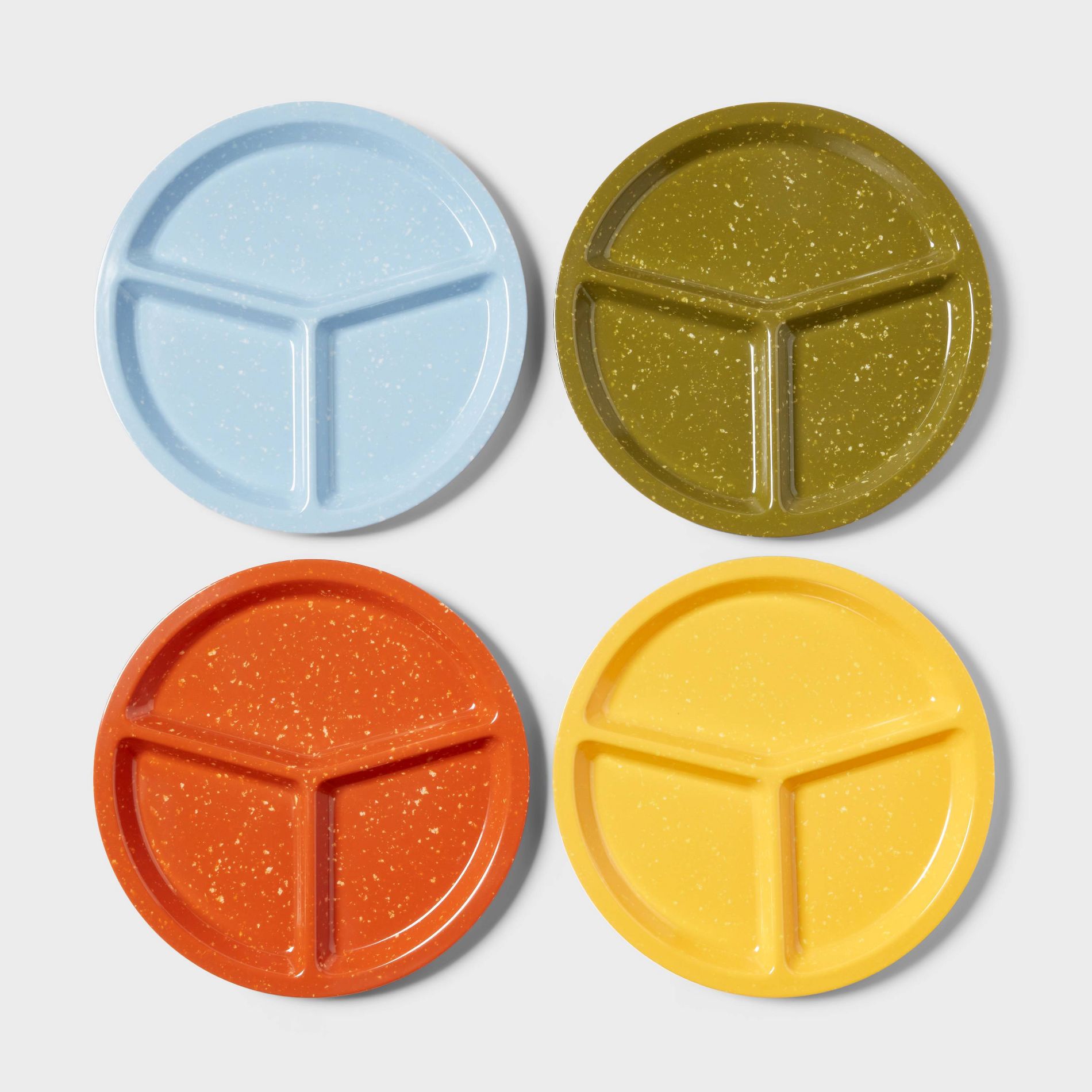 4pk Divided Plates - Room Essentials™