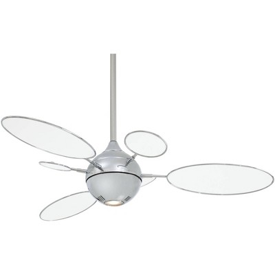 54" Minka Aire Cirque Polished Nickel LED Ceiling Fan