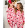 RuffleButts Modal Blend Big Girls Ruffle Long Sleeve Pajama Set - 4 of 4